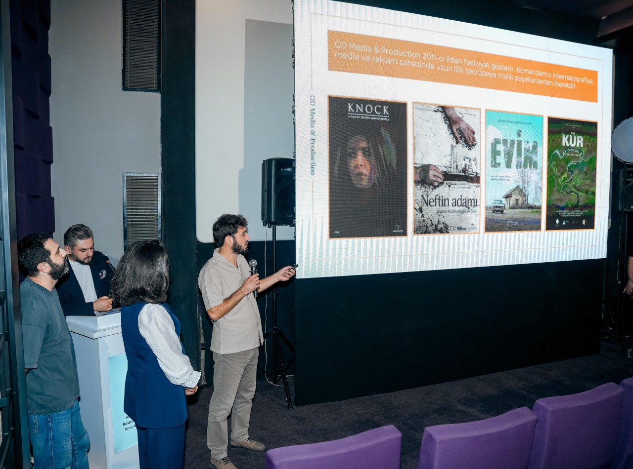 Dövlət dəstəyi ilə istehsal ediləcək film layihələri müsabiqəsi üzrə növbəti pitçinq keçirilib - FOTOLAR